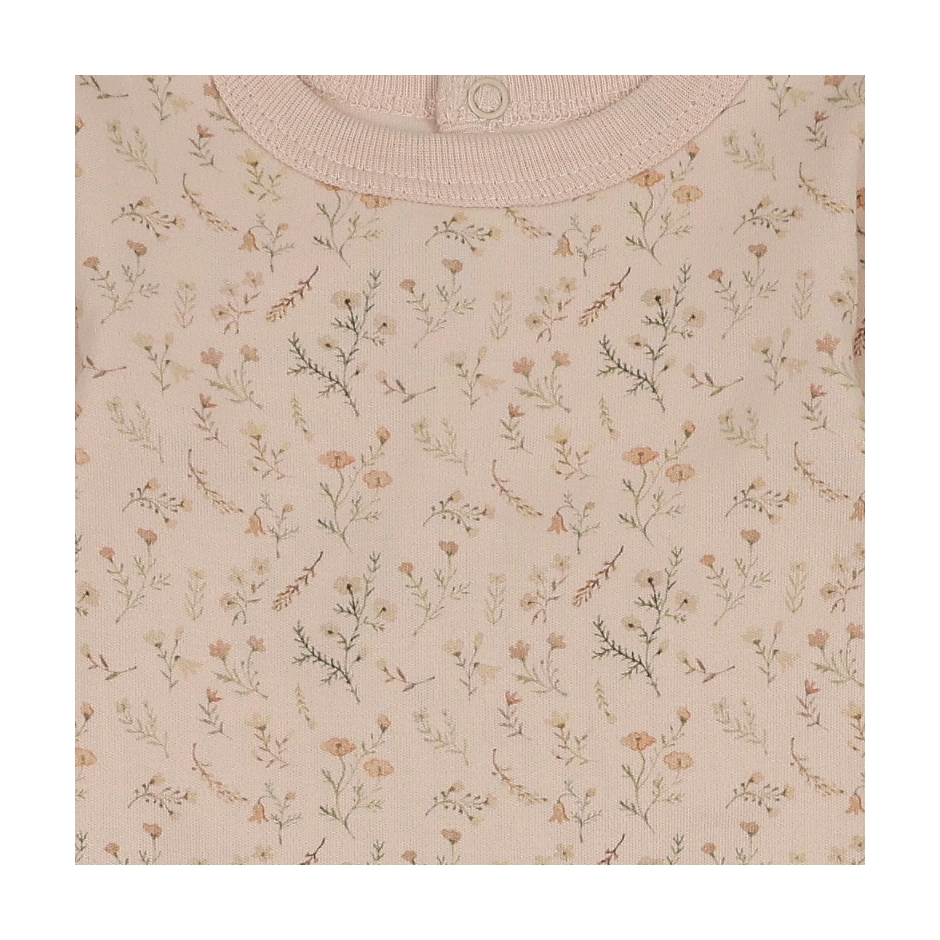 Botanical Girls Footie & Hat Set