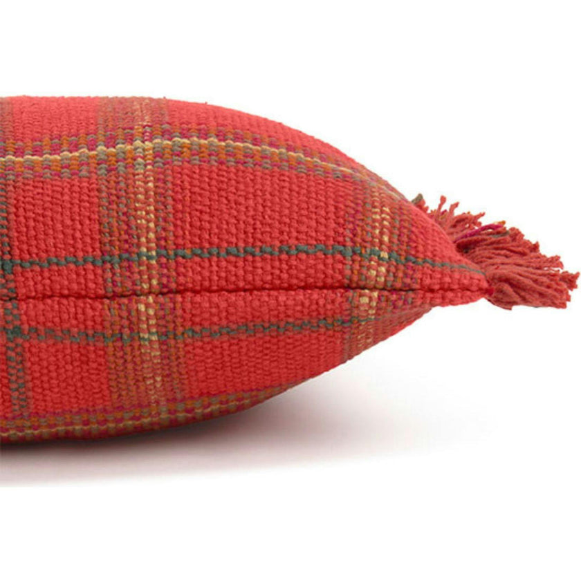Handloom Cushion Mapple Red