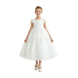 White Valina Lace Communion Dress
