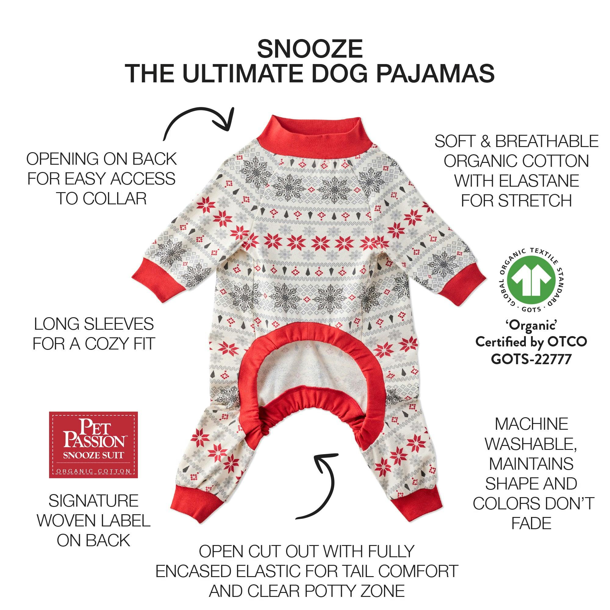 Matching Family Jammies Christmas Pajamas - Nordic Fair Isle Ivory