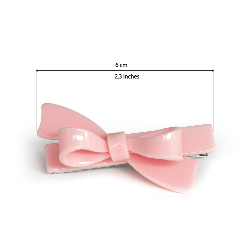 Pencils Chic Glitter Red Bow Hair Clips -BTS