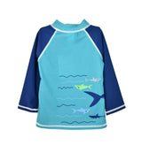 UPF 50+ Graphic Rash Guard Swim Top