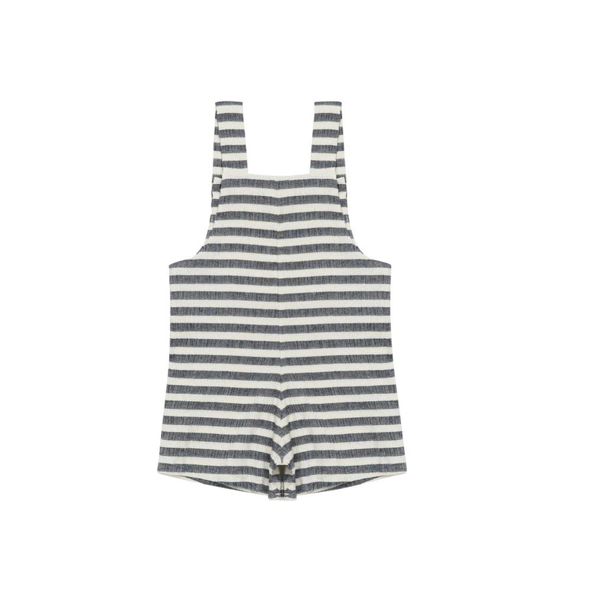 Dann Overalls | Blue Marine - White Striped