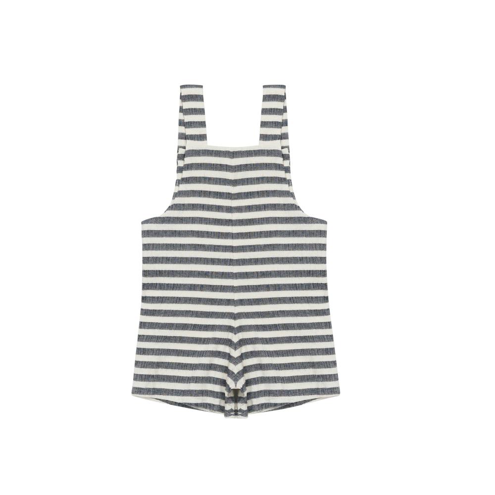 Dann Overalls | Blue Marine - White Striped