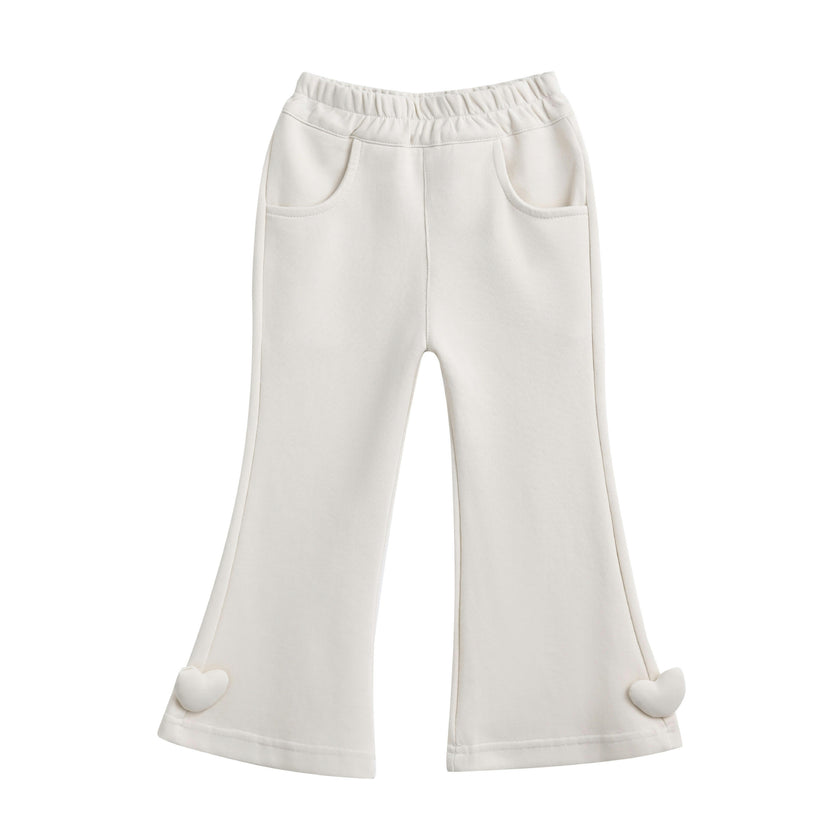 Light Beige Pom-Pom Pants Set