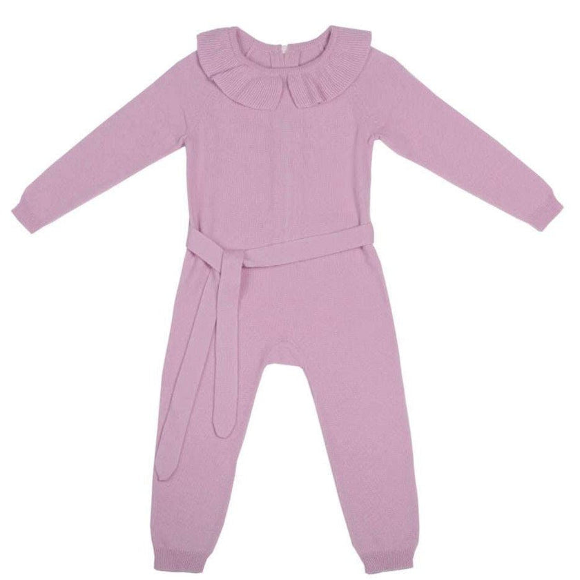 Peter Pan Collared Jumpsuit | 100% Cashmere