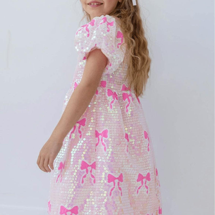 Sequin Bow Dress
