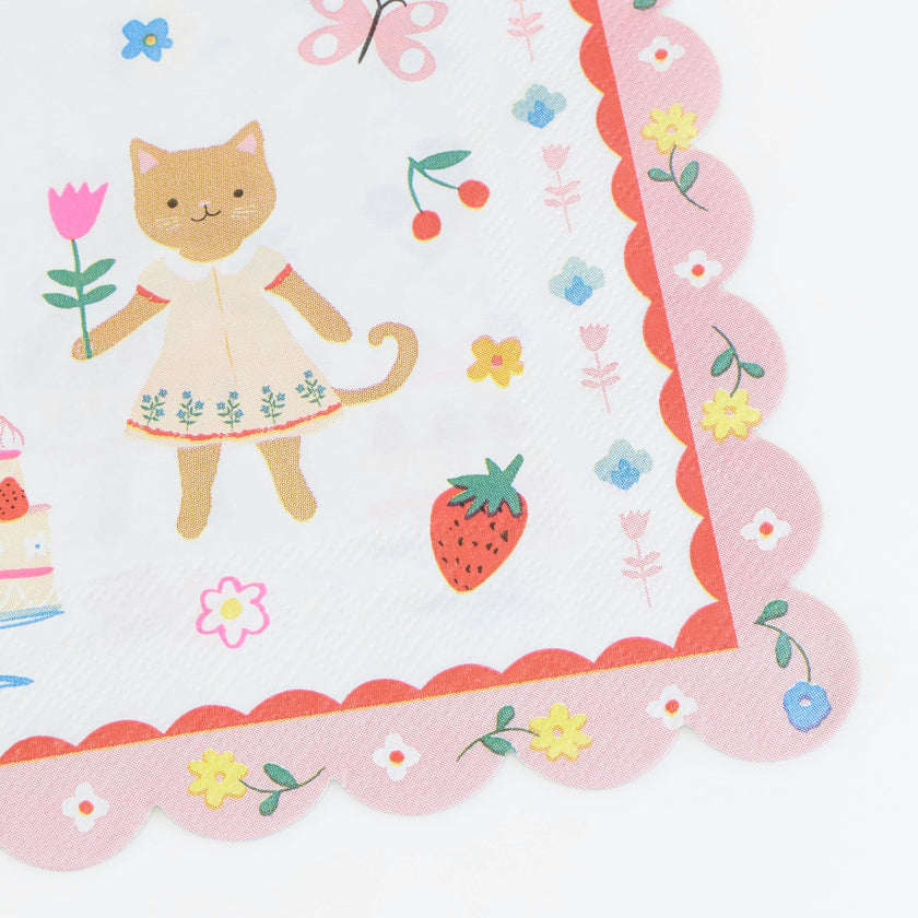 Kitten Club Large Napkins
