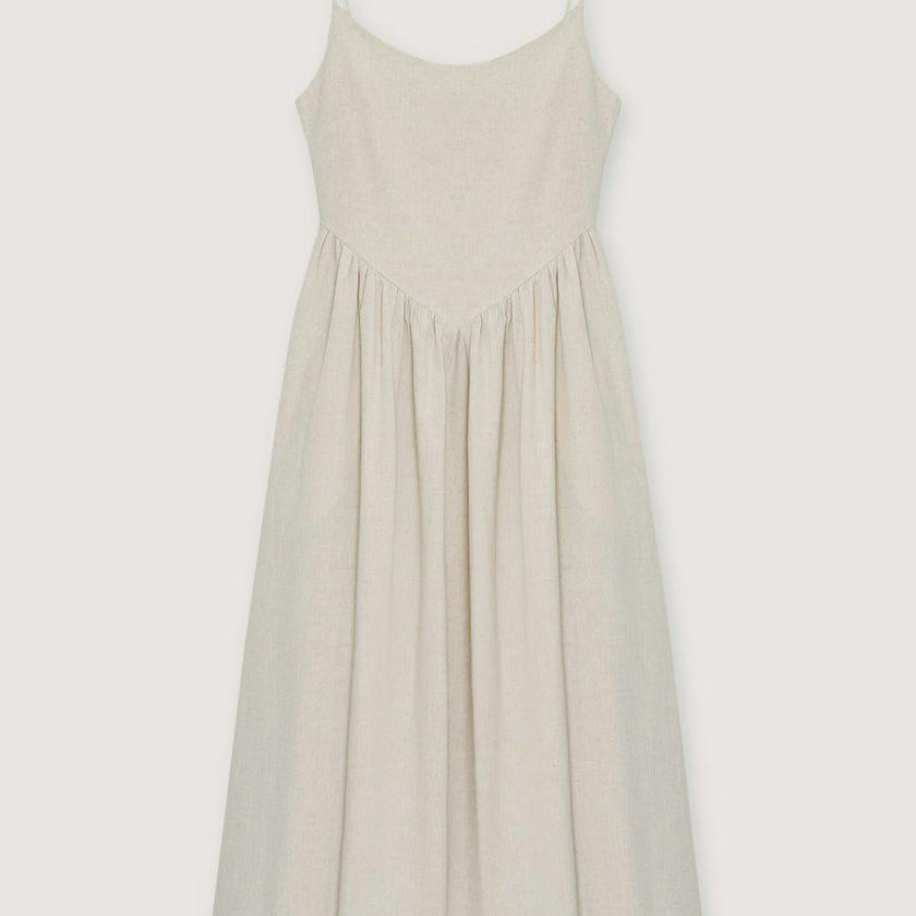 Lippia Woman Dress Sand Vigore