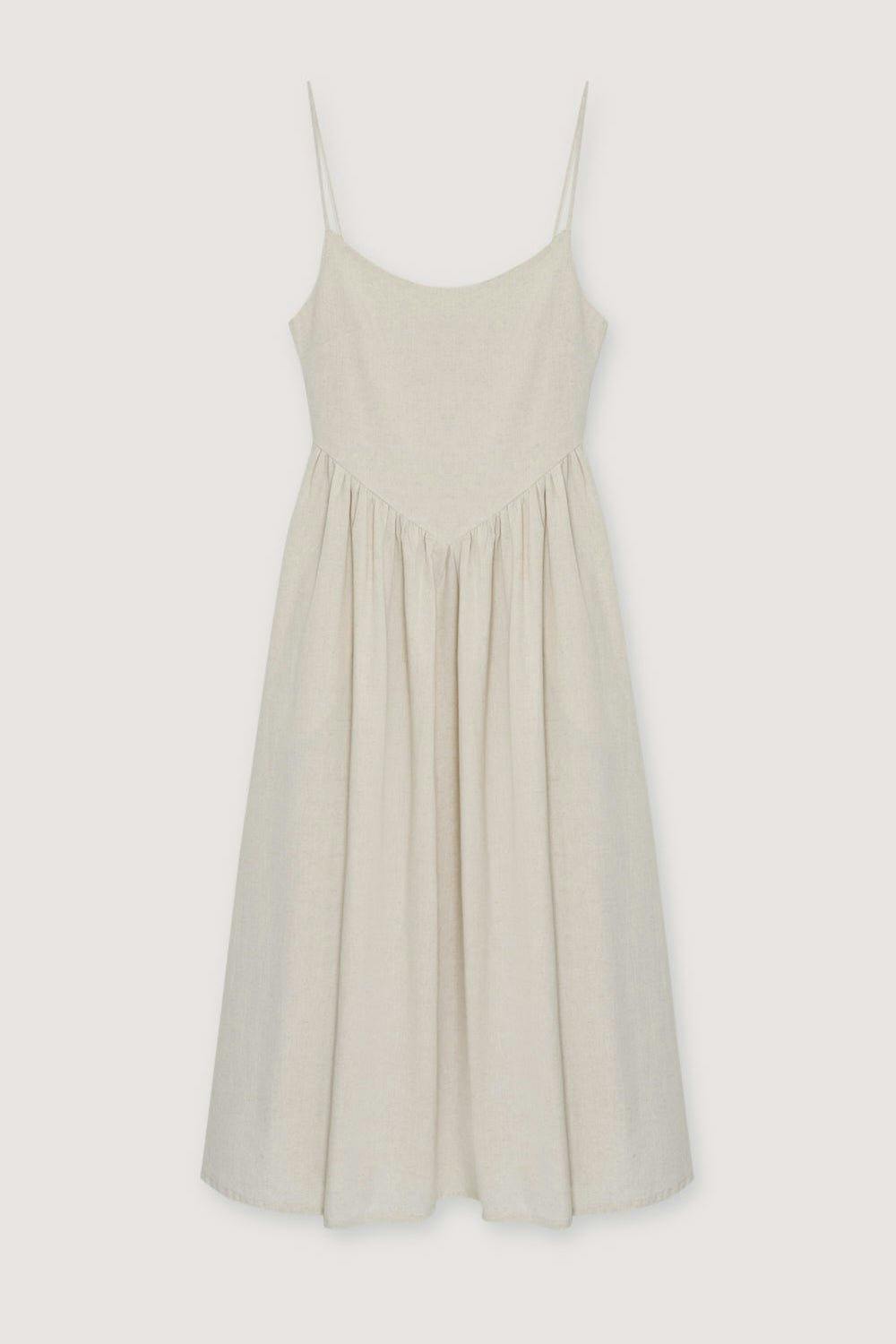 Lippia Woman Dress Sand Vigore