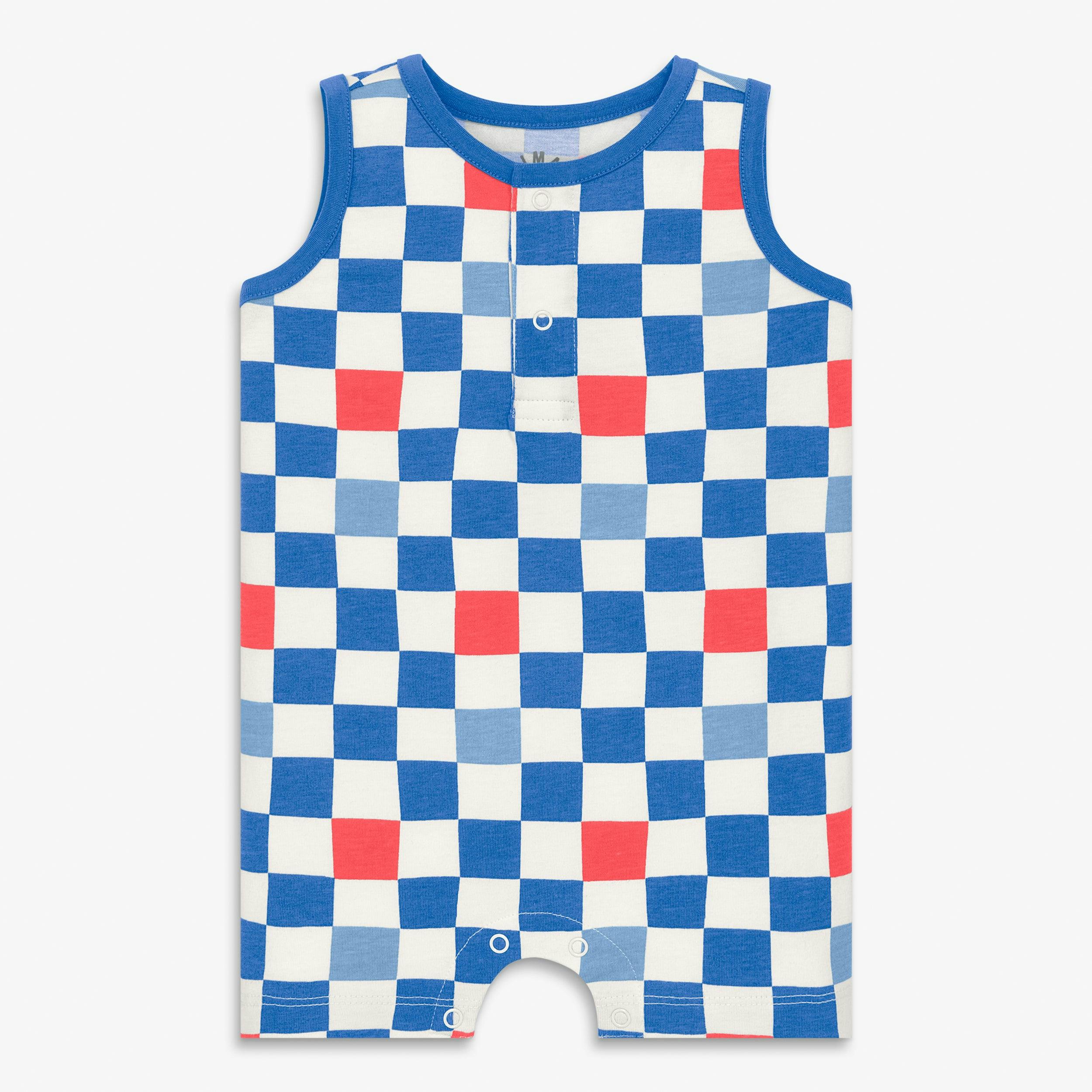 Clearance baby tank shortie in checkerboard