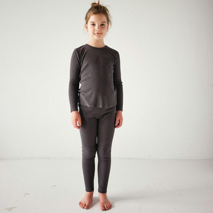 Rib Long Sleeve Top
