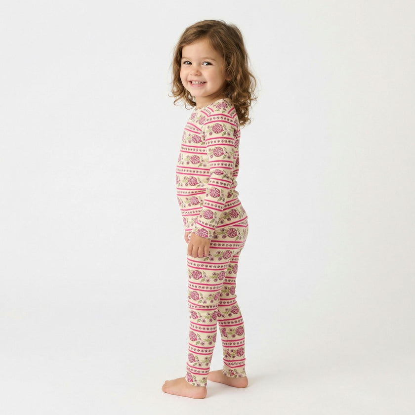 Pomegranate Soiree Bamboo Toddler Pajama