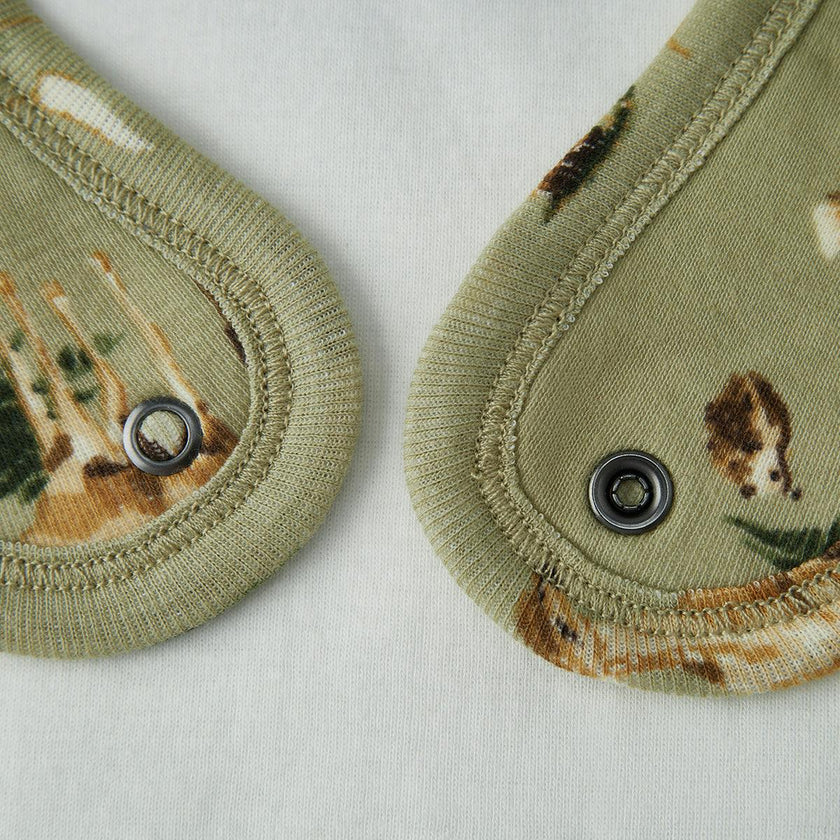 Forest Party Organic Cotton Lil' Bib