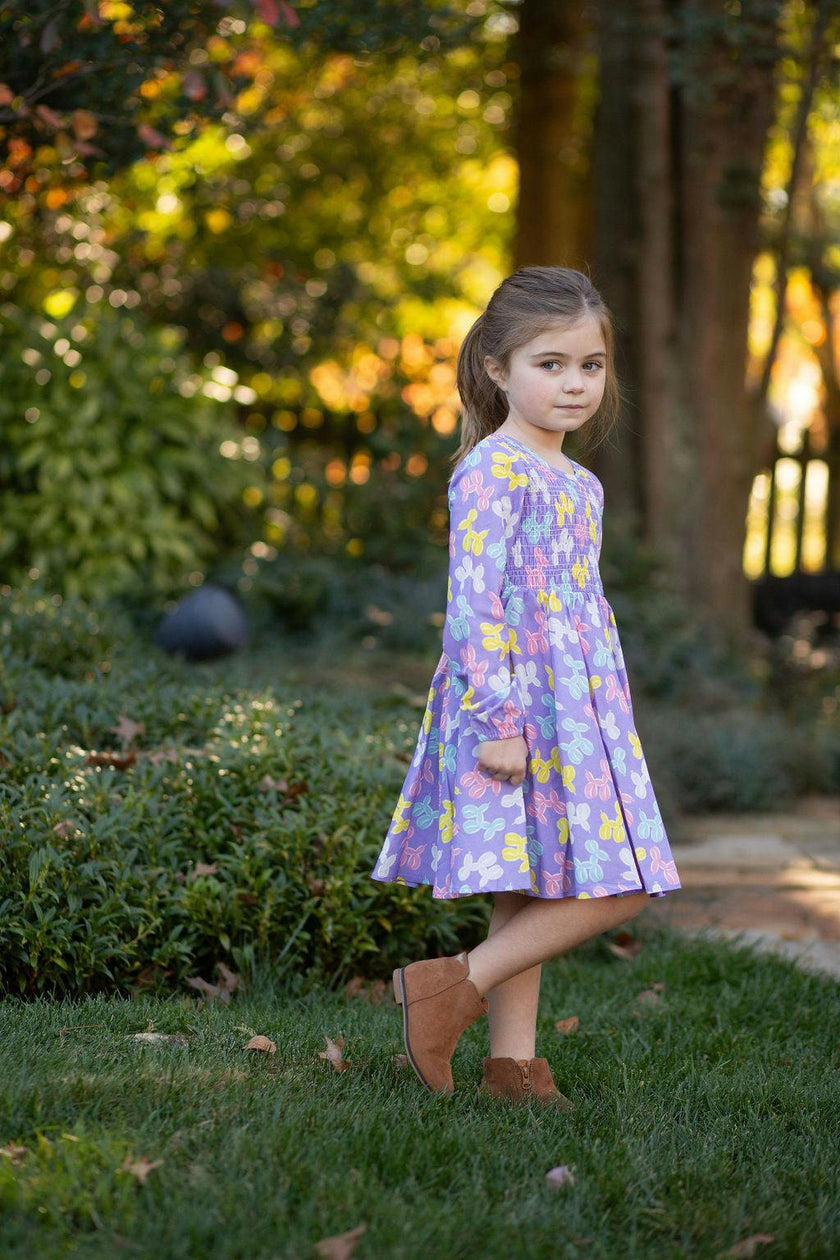 Ruched Dress in Balloon Animals
