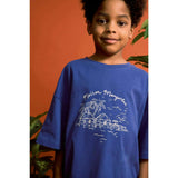 LEISURELY T-SHIRT BLUE