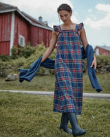 Women's Brushed Twill Clara Nightgown in Windsor Tartan