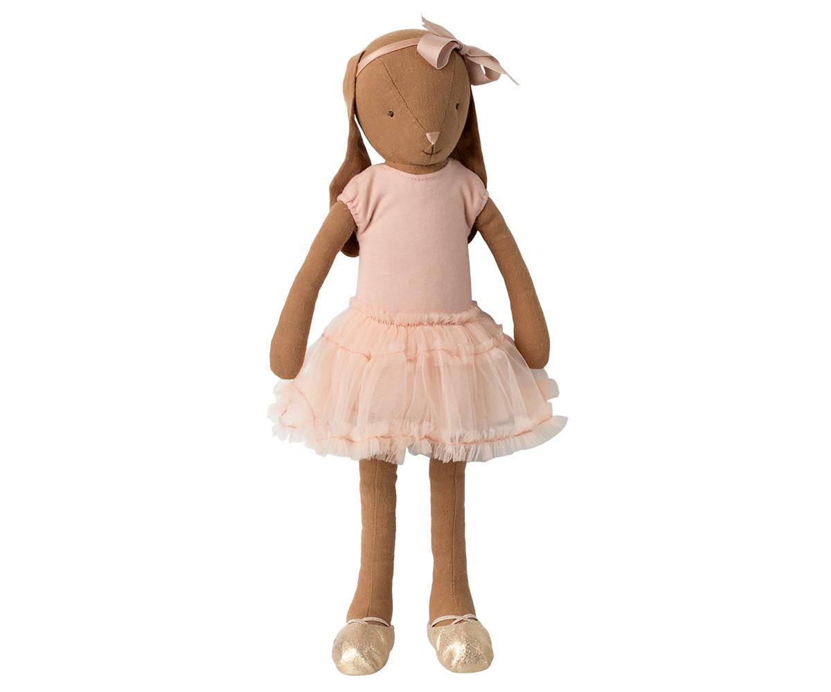 Bunny size 3, Chocolate brown - Ballet suit and skirt rose