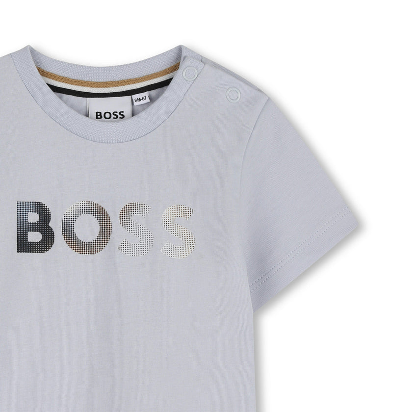 Light Blue Gradient Logo T-Shirt