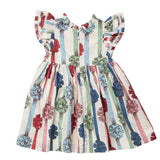 Girls Double Ruffle Jennifer Dress - Present Bows