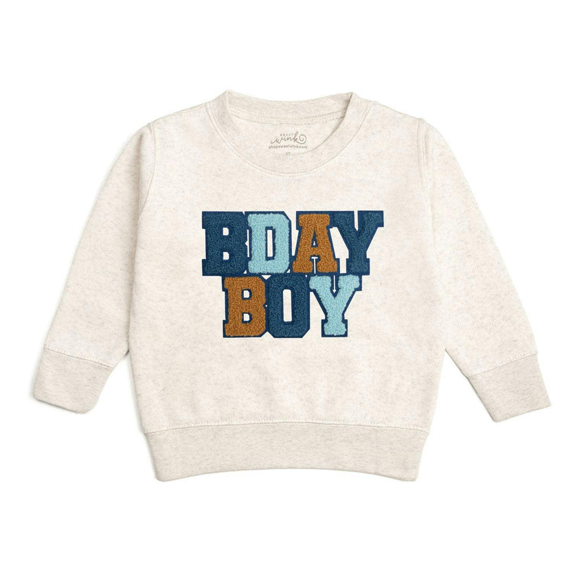 Birthday Boy Patch Sweatshirt