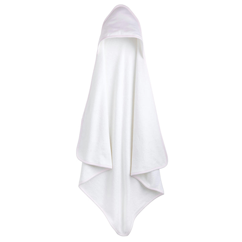 Hooded Towel - Pink Stripe