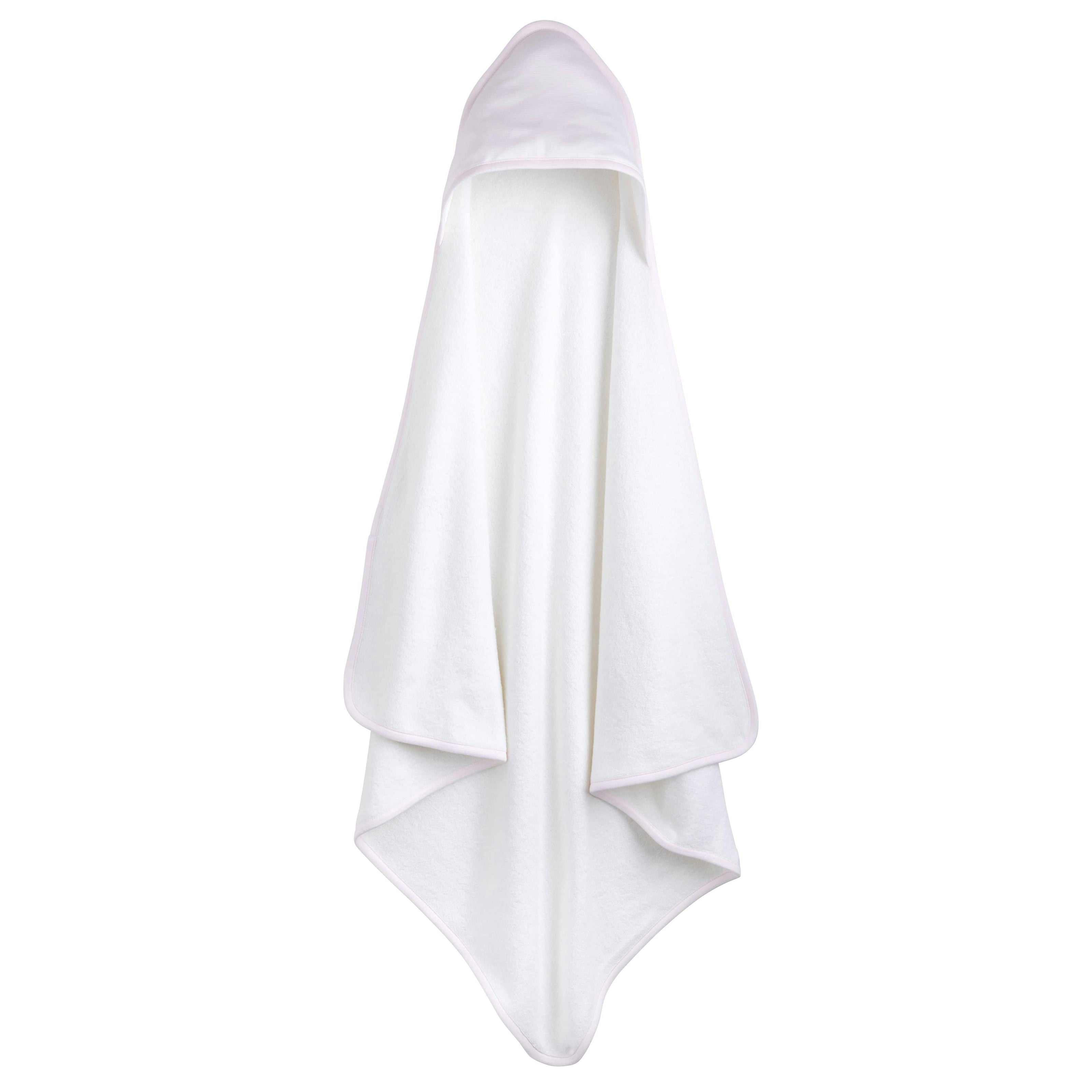 Hooded Towel - Pink Stripe