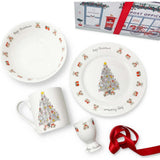 Christmas Morning Bone China Breakfast Set