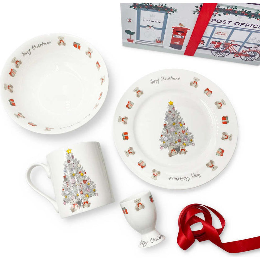 Christmas Morning Bone China Breakfast Set