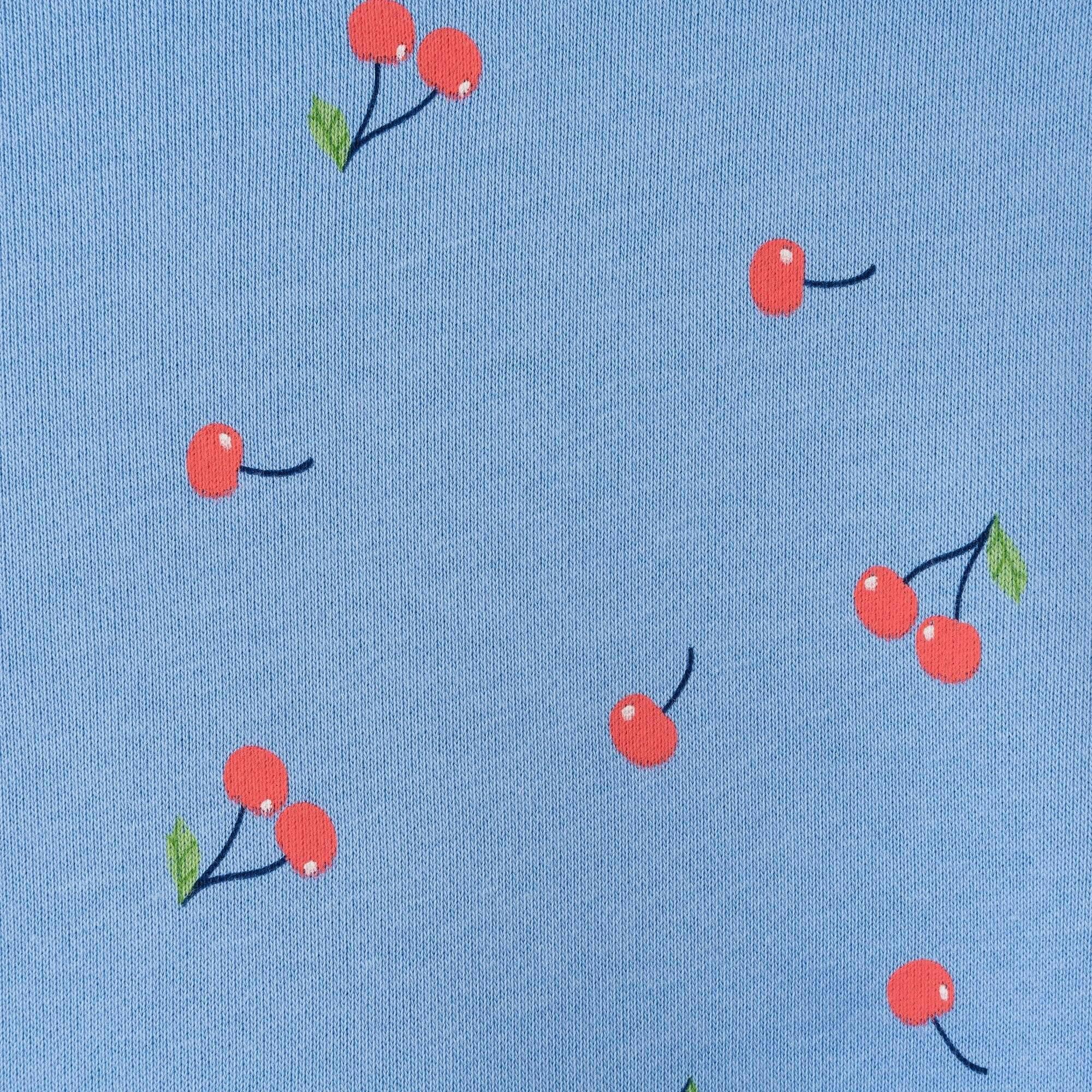 Tween Girls Crewneck Sweatshirt & Short Set | Cherry Print