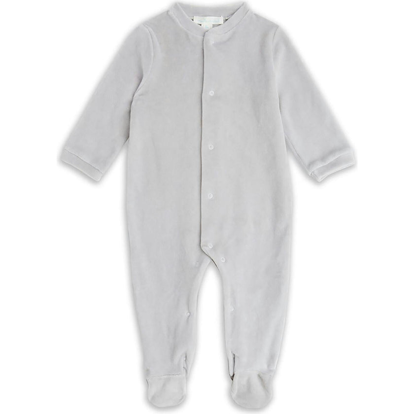 Velour Angel Wing™ Sleepsuit - Blue
