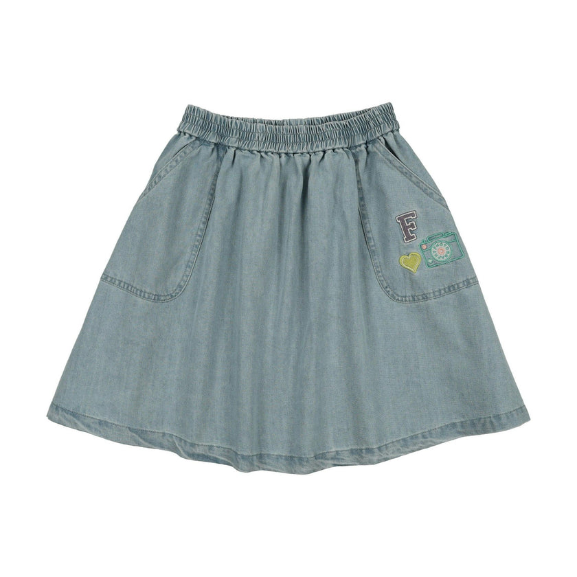 PATCH SKIRT SHORT