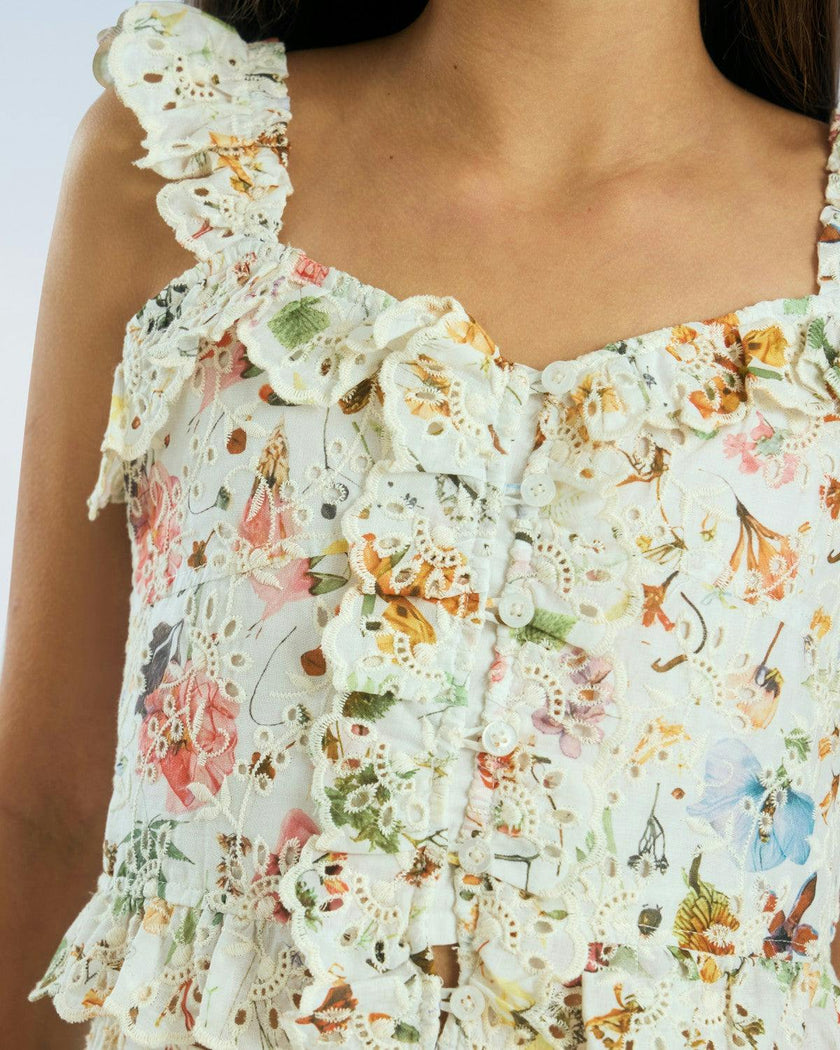 Christina Embroidered Top