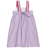 Evie Dress - Patriotic Plaid