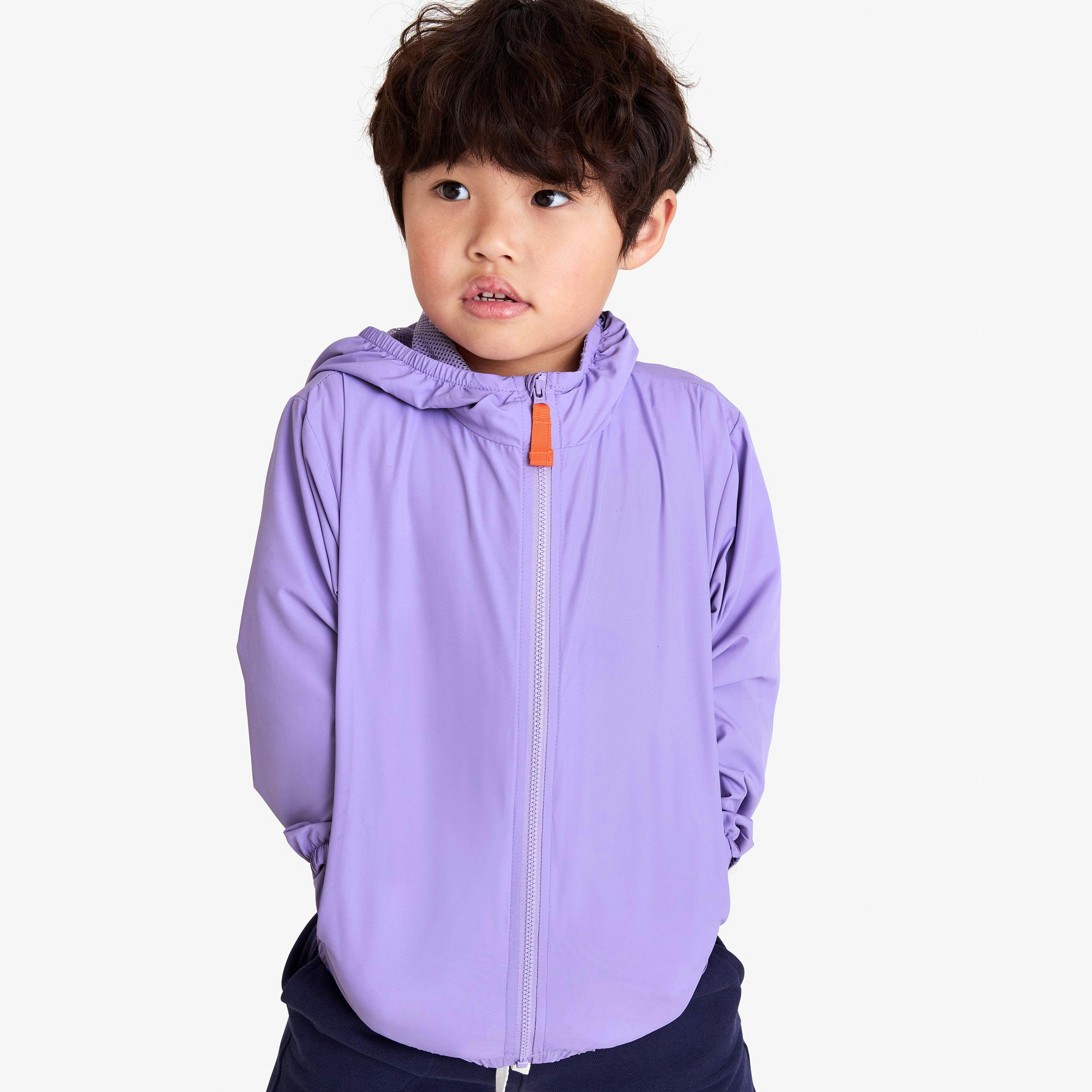 Kids packable windbreaker