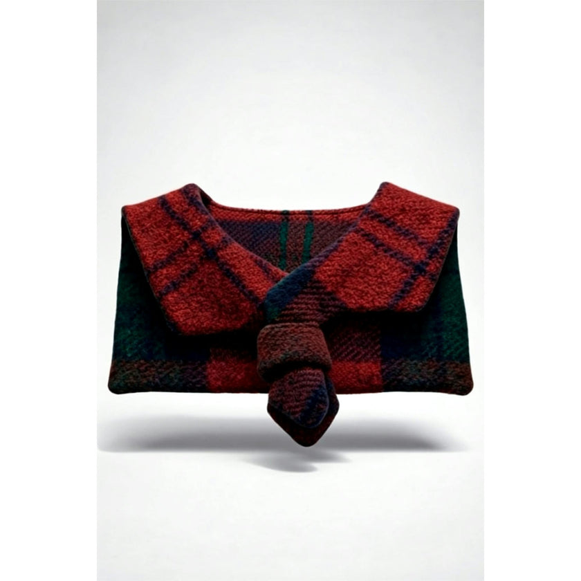 Heirloom Wool Sailor Collar – Loganberry Tartan