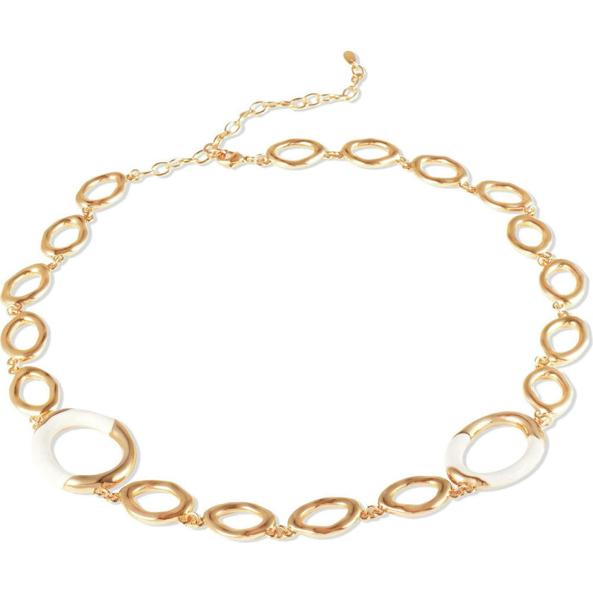 Time Ripples Round Necklace