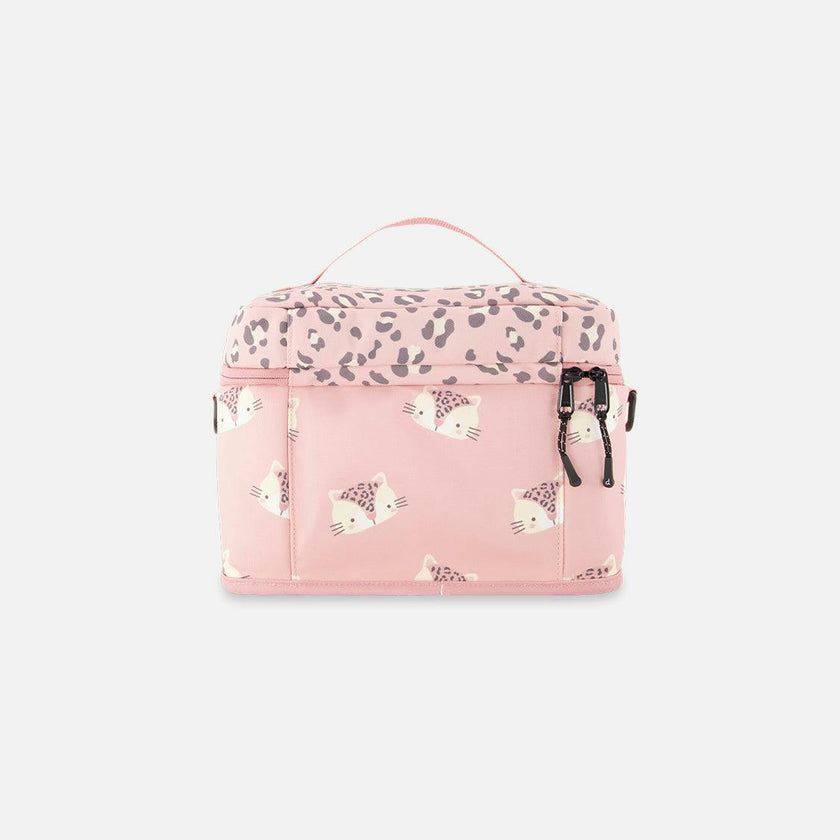 Little Girl Leopard Charming Durable Everyday Lunch Box