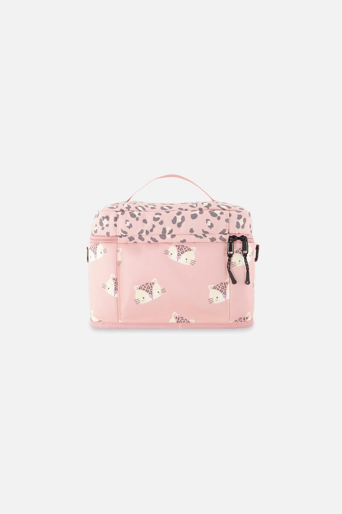 Little Girl Leopard Charming Durable Everyday Lunch Box