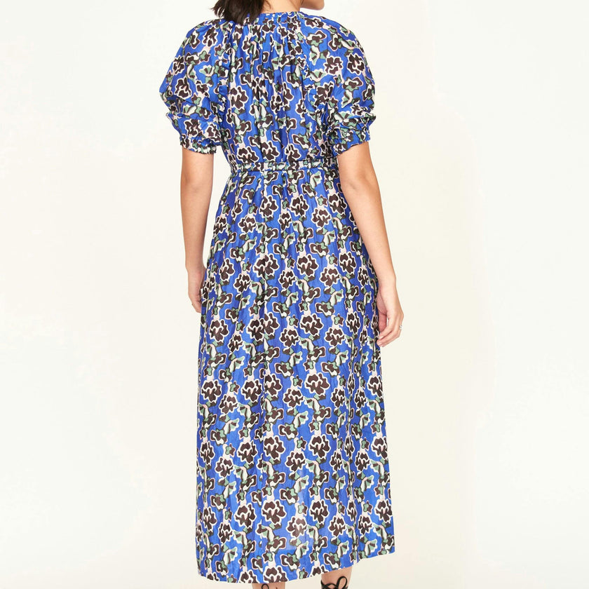 Somerset Dress in Lapis Wildflower