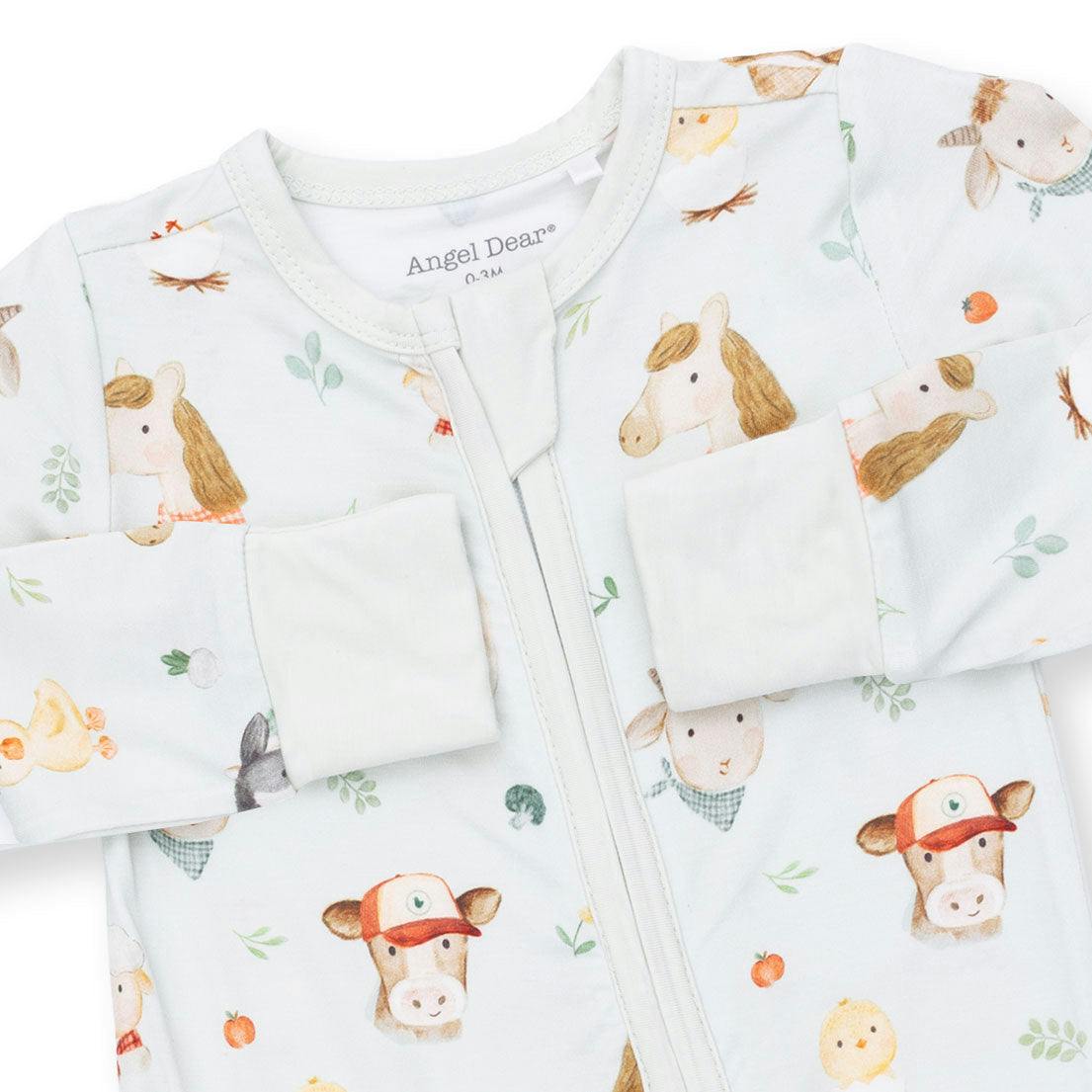 Baby Farm Faces - Convertible Romper