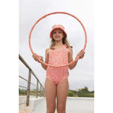 Paradise Flowers Smocked Swimsuit, Florals