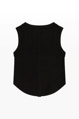 Tenly Rayon Rib Exposed Seam Tank Top