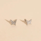 Mini Butterfly Stud Earrings