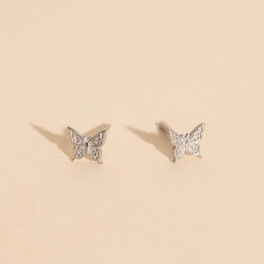 Mini Butterfly Stud Earrings