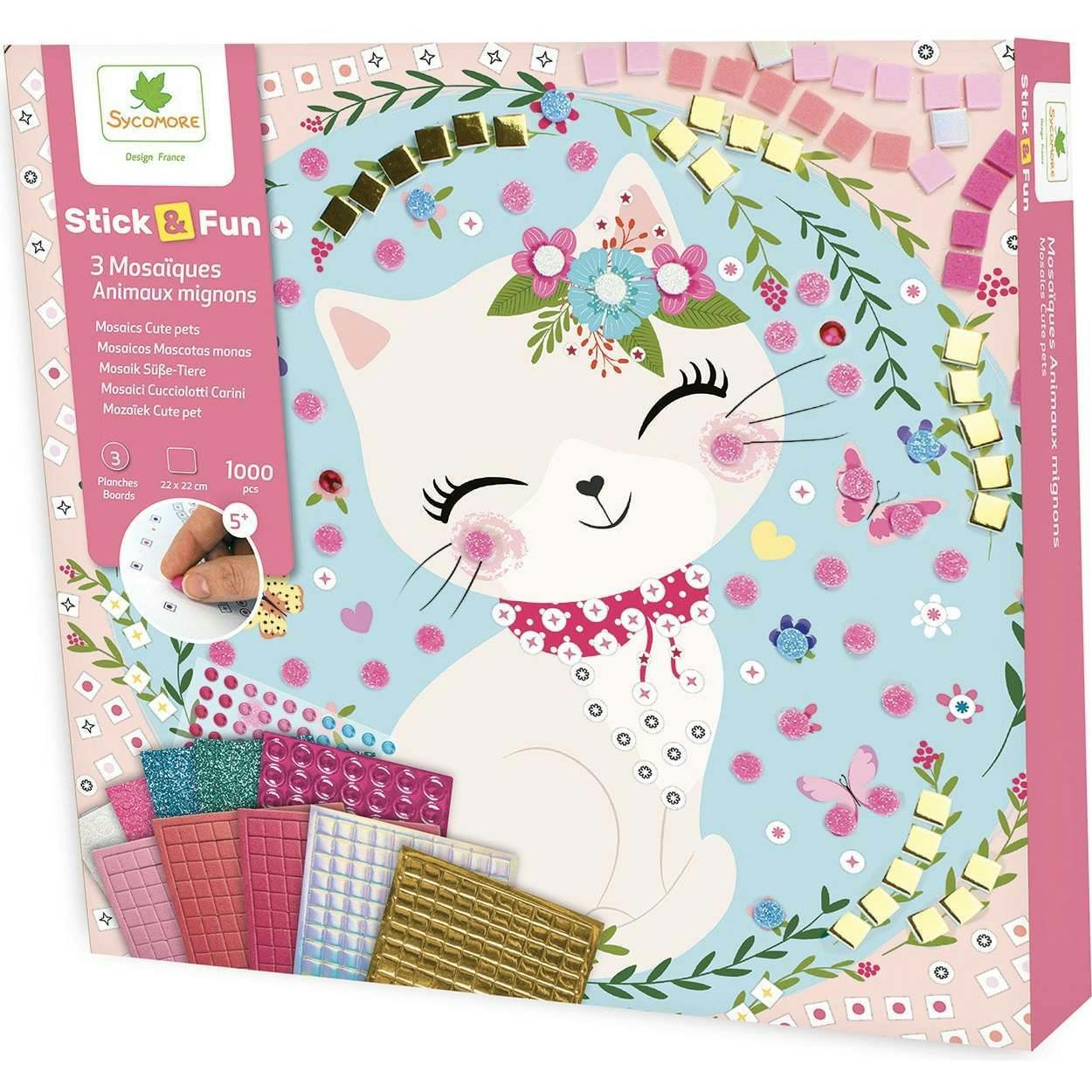 Stick'N Fun - Mosaics Cute Pets - 5y+