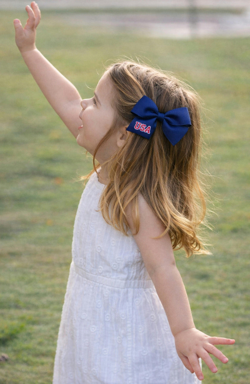 USA Hair Bow
