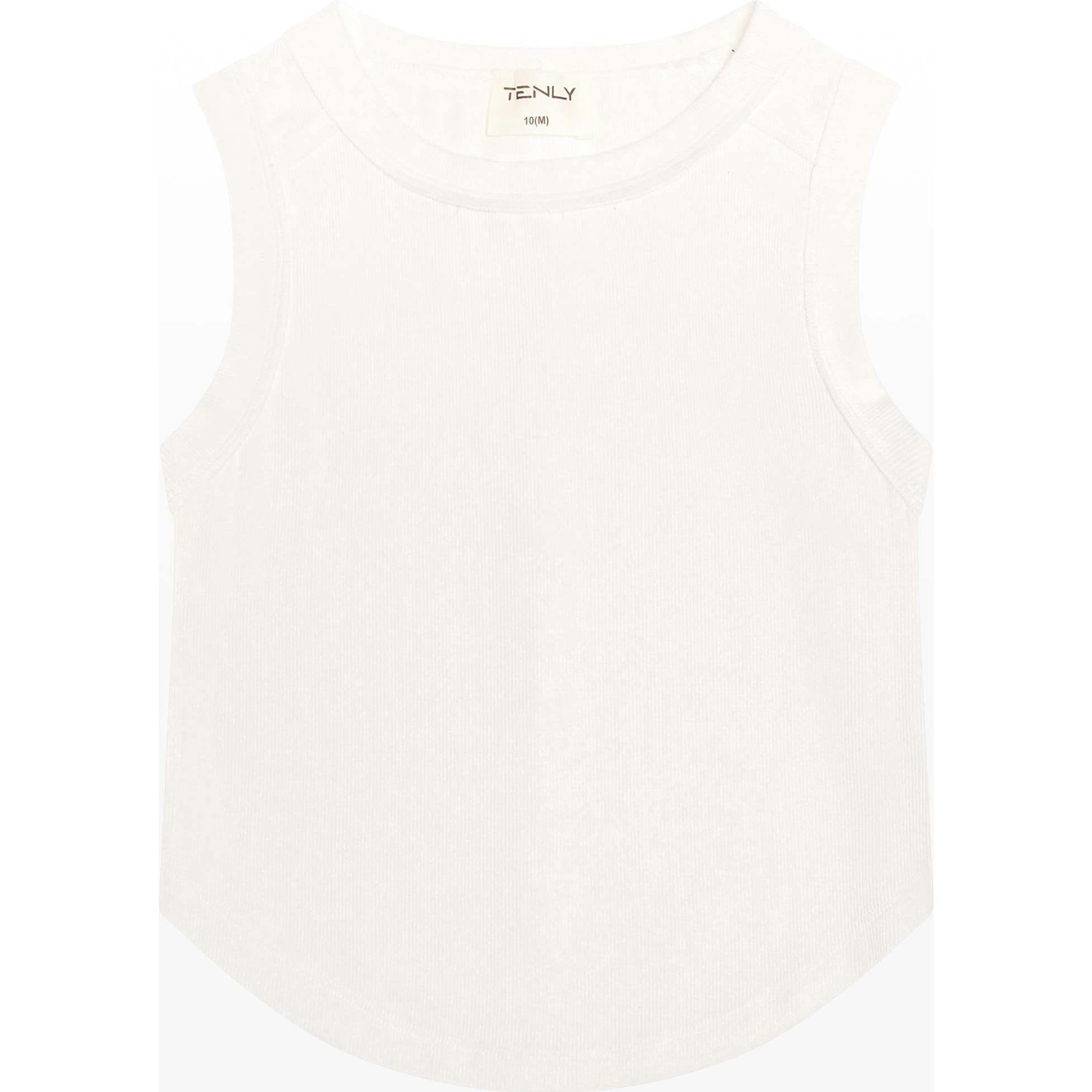 Tenly Rayon Rib Exposed Seam Tank Top