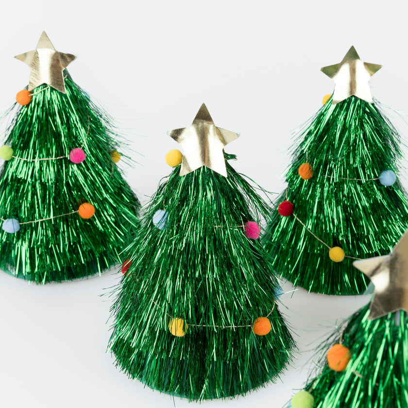 Tinsel Tree Party Hats