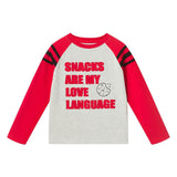 Boys Twofer Graphic Tee | Snacks Are My Love Language